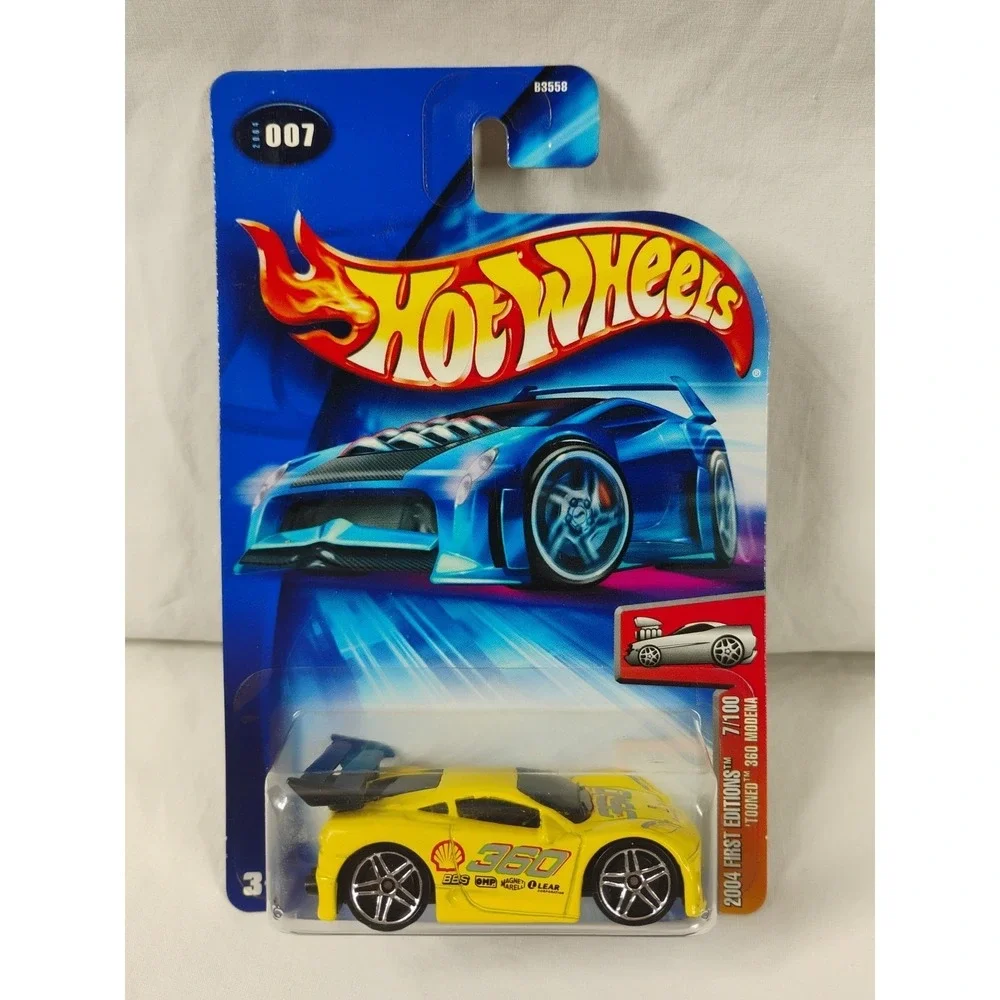 2004 Hot Wheels #007 First Editions‎ Tooned 360 Modena Yellow